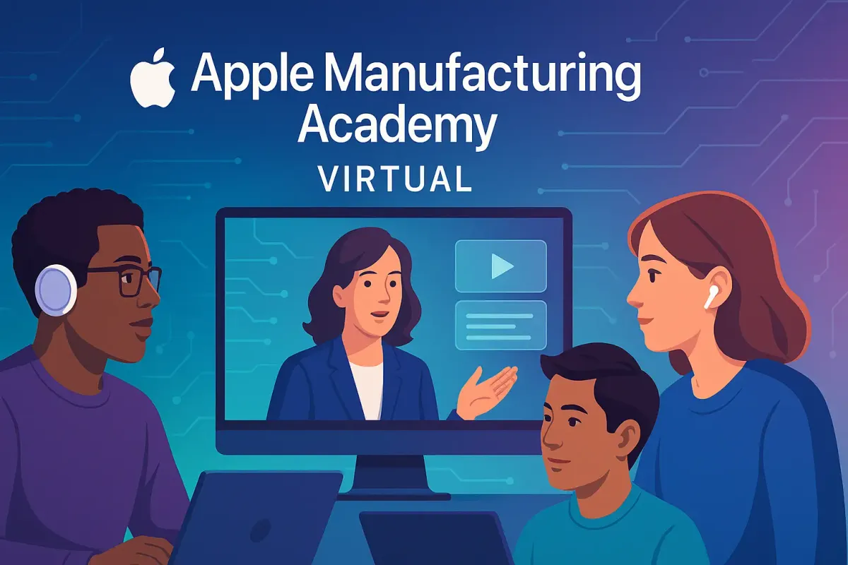 Apple Expands Manufacturing Academy with Virtual Programming