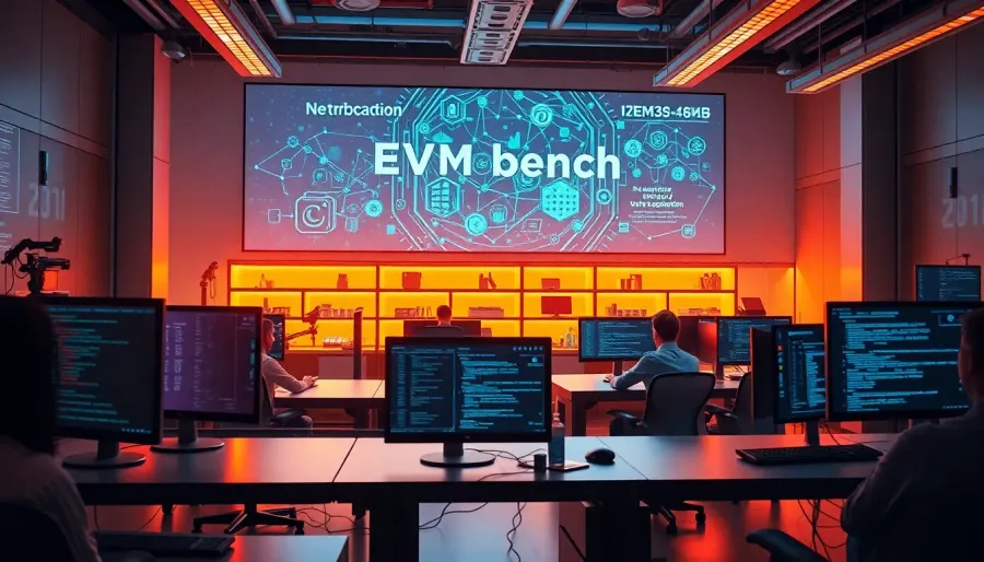 EVMbench: AI agents for smart contract vulnerability detection and patching.