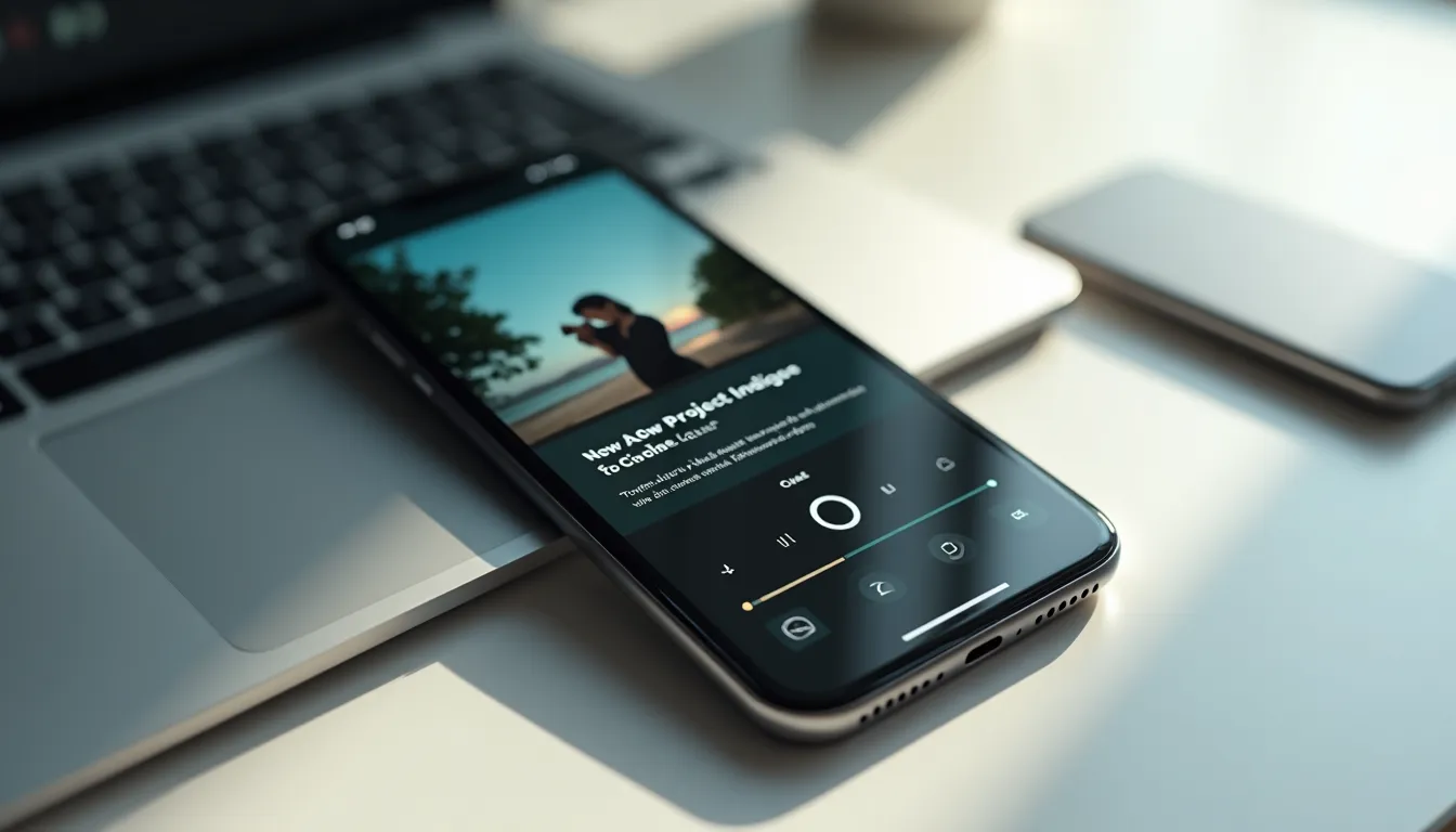 Adobe Project Indigo camera app screenshot