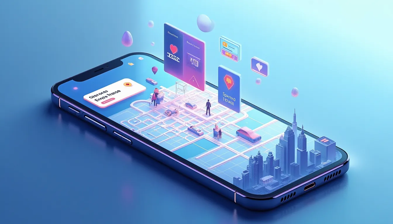 Apple Maps on an iPhone screen