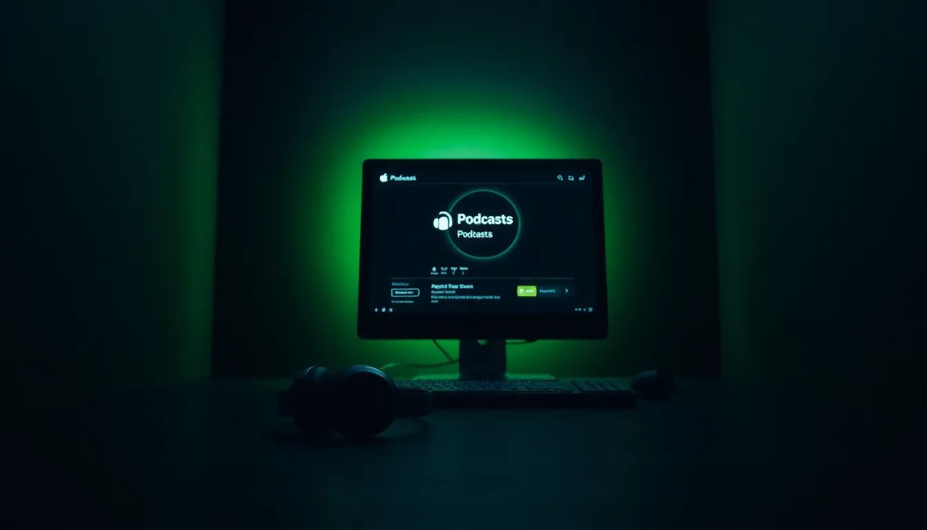 Apple Podcasts app on a mobile device