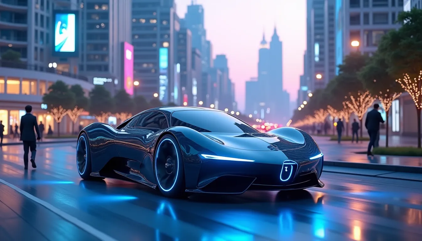 Autonomous vehicle navigating through a city