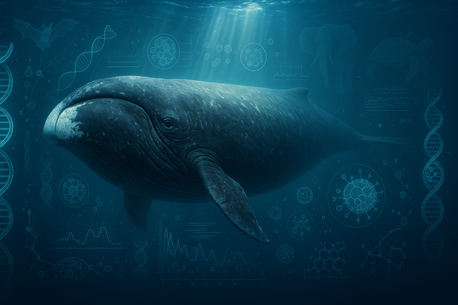Bowhead whale in Arctic waters
