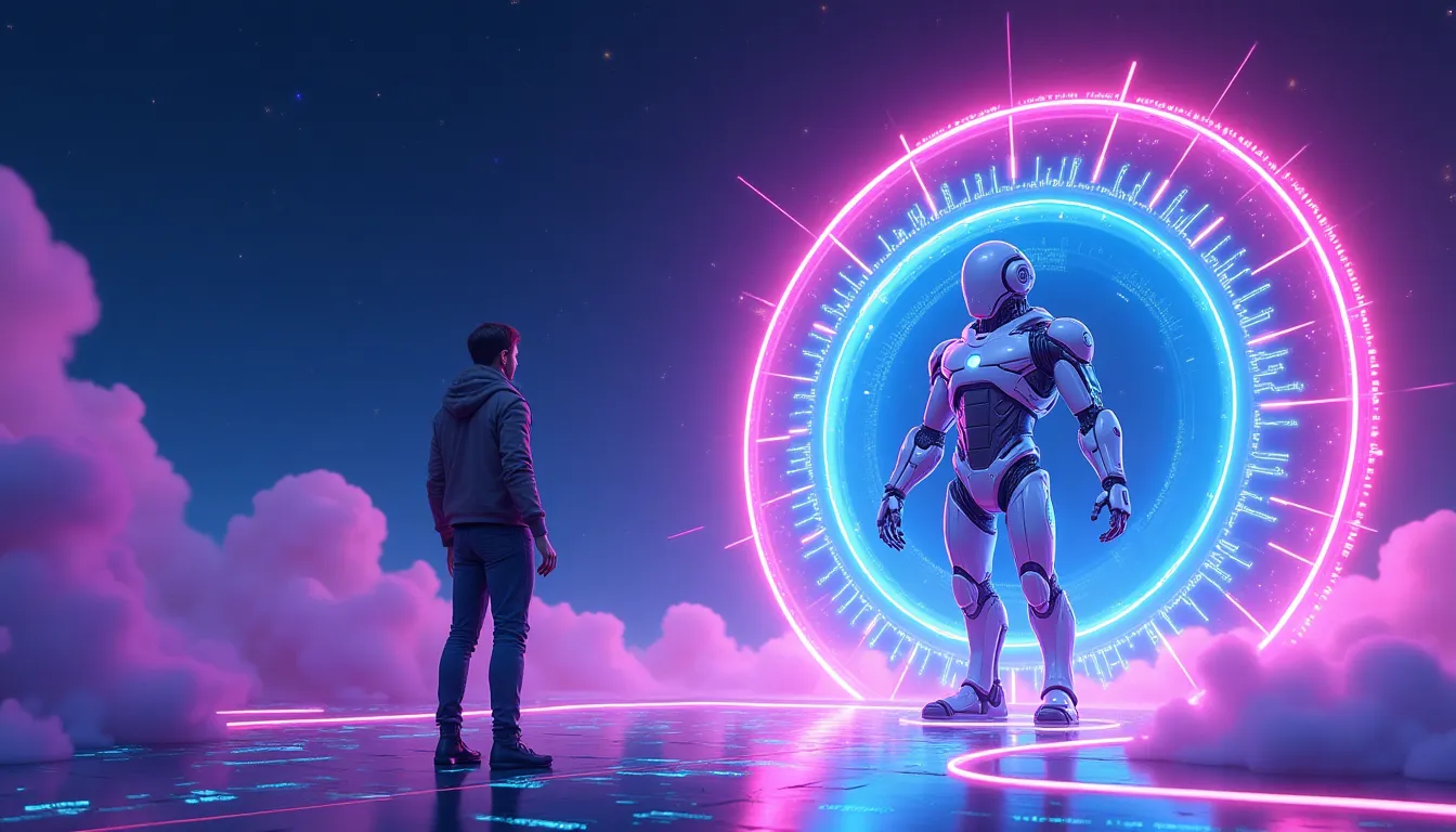 Illustration of a browser war with AI-powered browsers