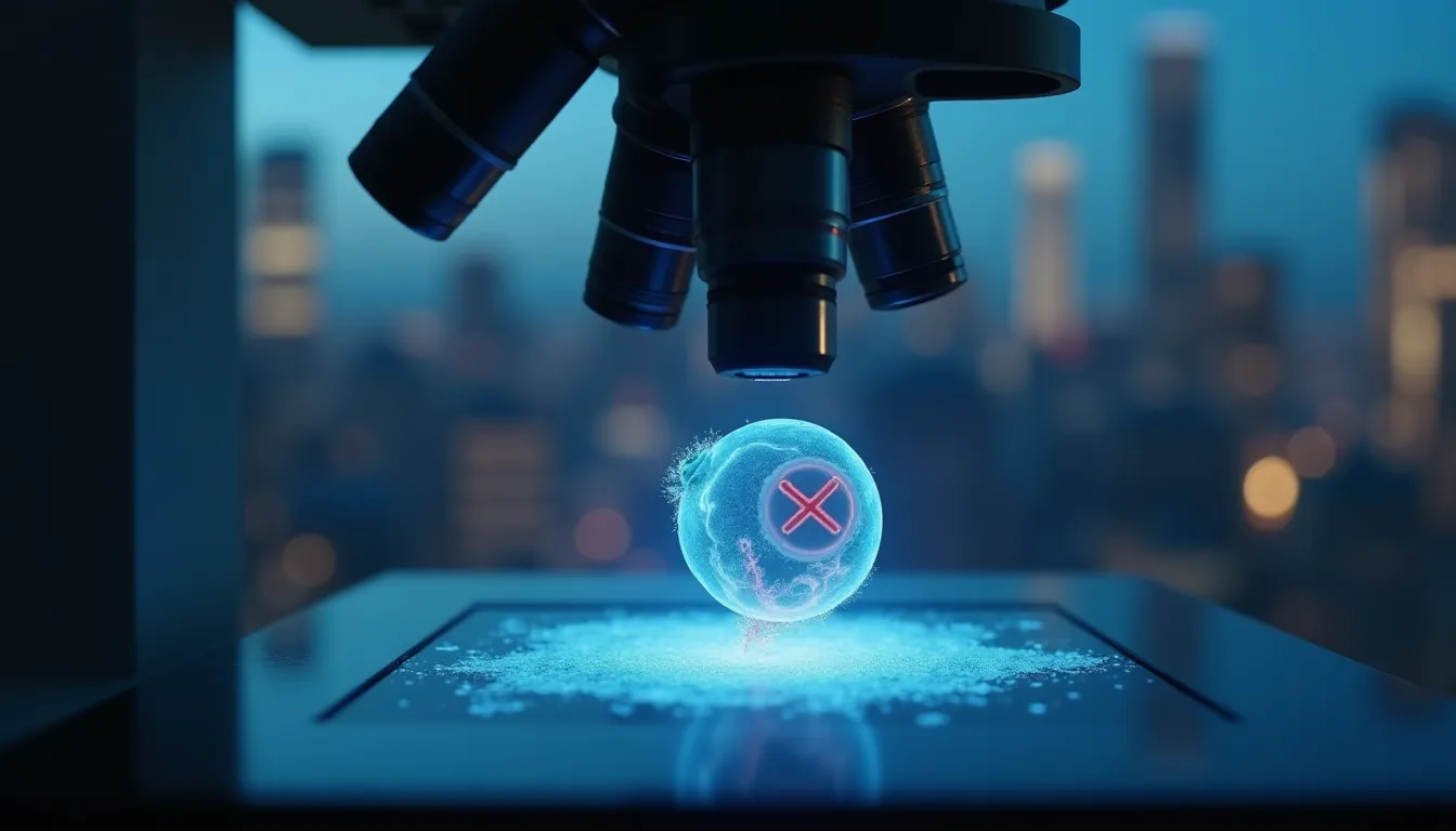 Cathy Tie in the lab, working on gene editing technology