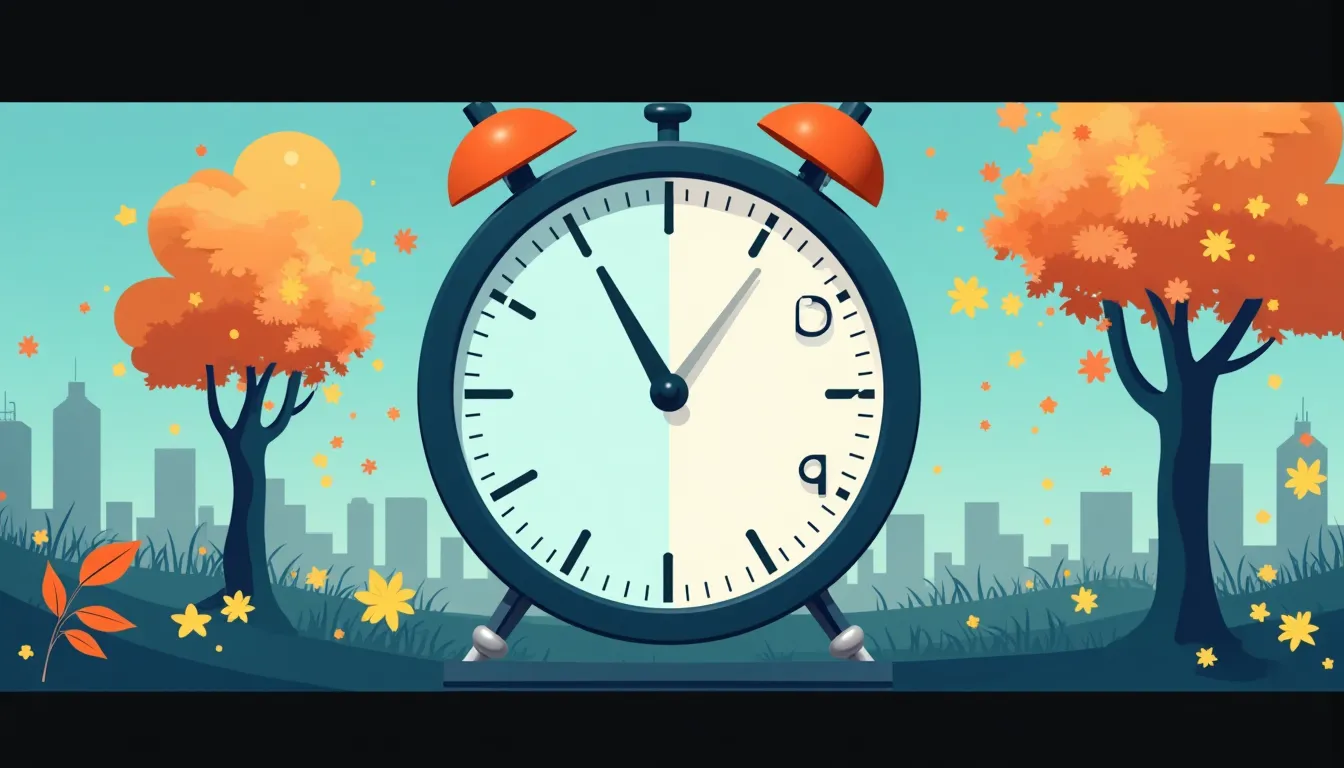 A person sleeping with a clock in the background