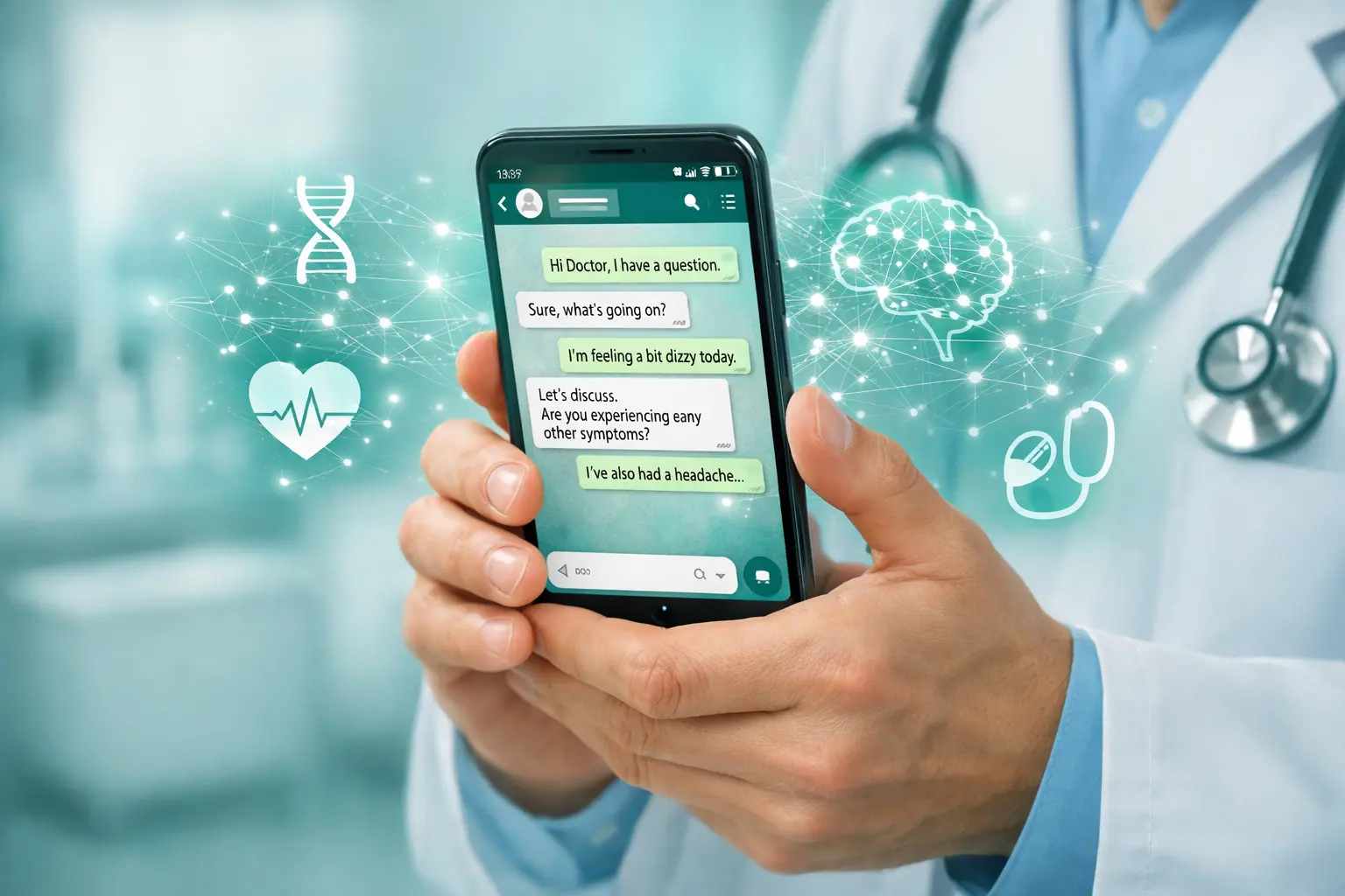 Leona Health AI Copilot for Doctors on WhatsApp