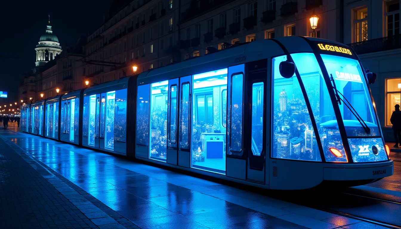 Samsung's The Frame TVs displaying AI-generated art