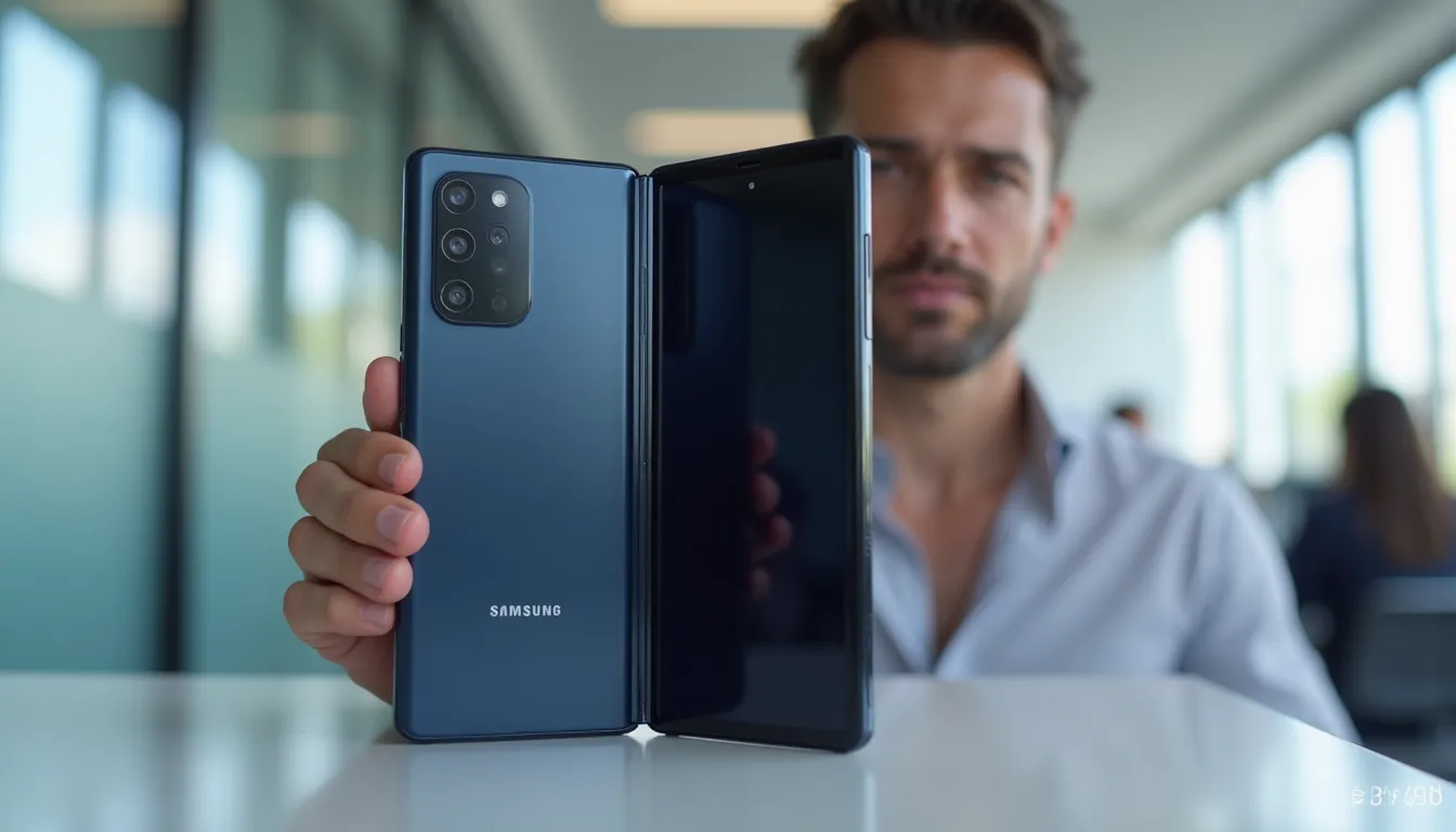 Samsung trifold phone leaked image