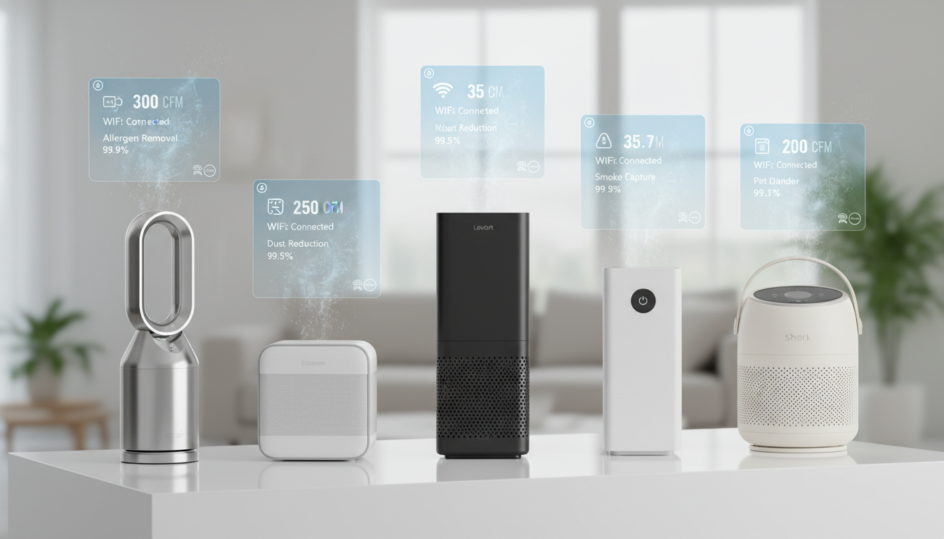 Smart Air Purifiers Comparison 2024-2025