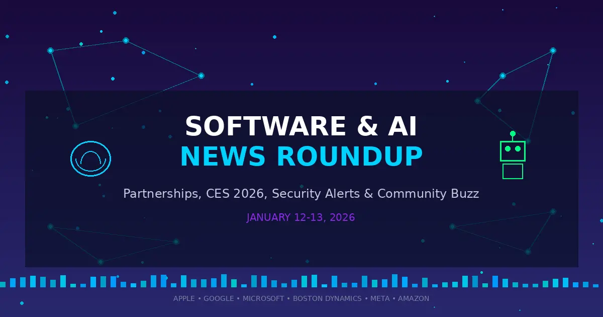 Software and AI News Roundup January 2026
