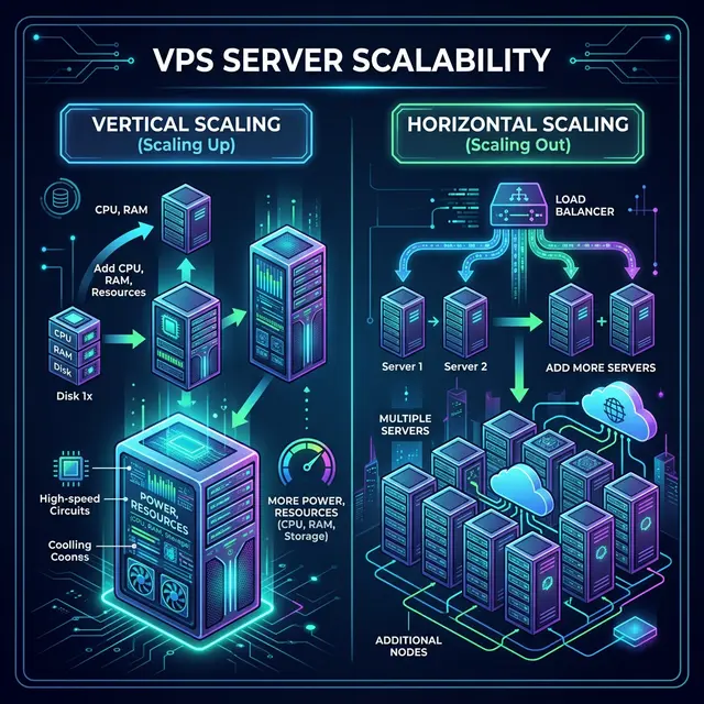 Vertical vs Horizontal Scaling