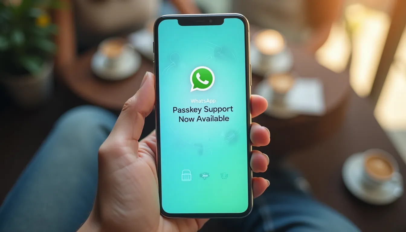 WhatsApp encrypted backups with passkey protection