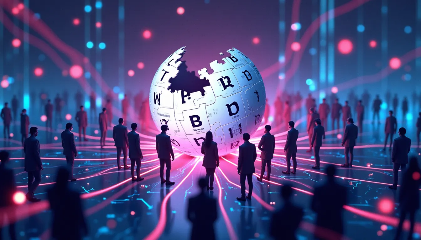 Wikipedia's role in the AI world