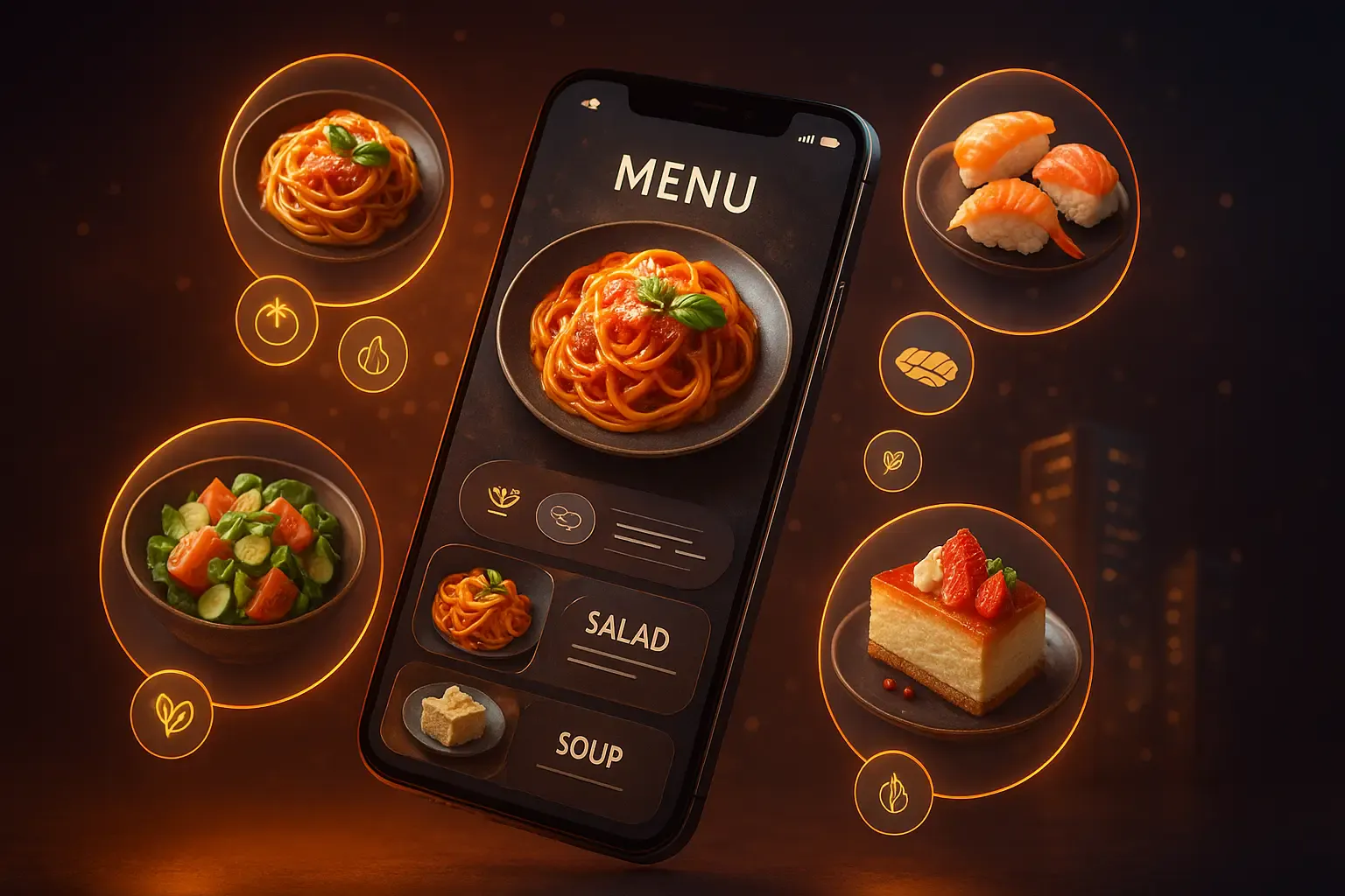 Yelp's AI-powered menu scanning feature